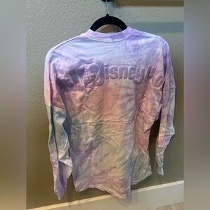 Disney World tie dye spirit jersey, size S.